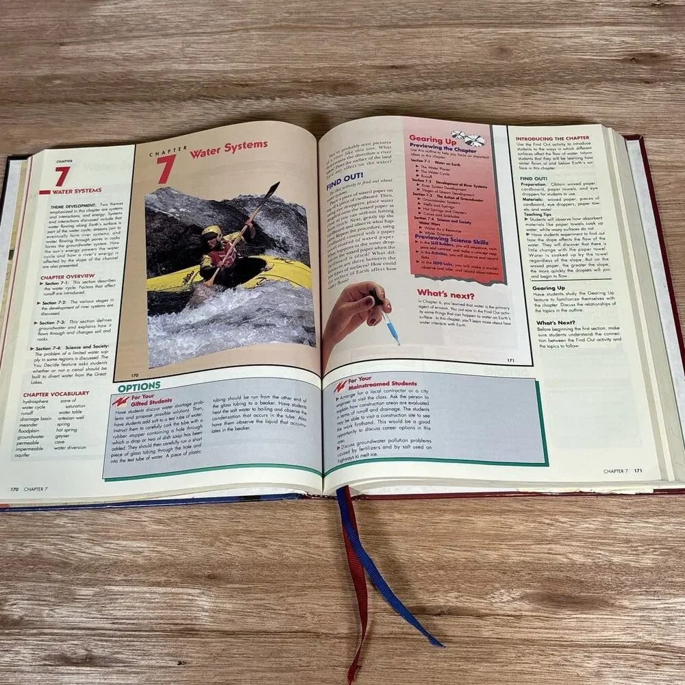 Merrill Earth Science Teacher Wraparound Edition textbook Hardcover -Home School